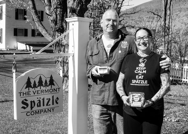 Marty and Julz Irion started trying to create a gluten-free version of German spatzle noodles seven years ago. The trial-and-error effort led to a tasty recipe and a home-based artisanal food business. Joan K. Lentini photo