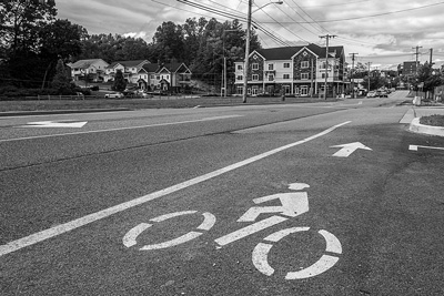 The bicycle lane along Excelsior Avenue in Saratoga Springs might soon have more traffic as the Capital District Transportation Authority sets up a series of area bike-sharing stations. Joan K. Lentini photo