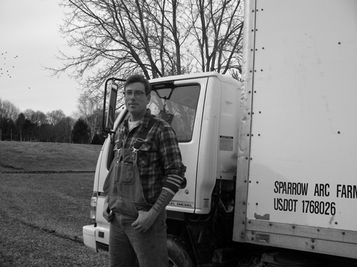 Matthew Linehan, Sparrow Arc Farm.  Photo by John Townes