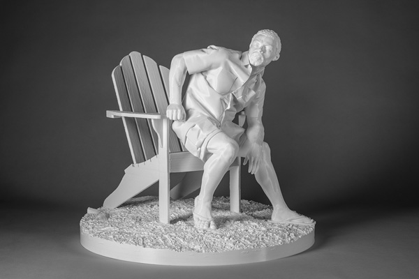 John Quincy Adams Ward’s 1863 bronze sculpture “The Freedman,” left, helped to inspire an exhibition by seven contemporary Black artists exploring the meaning of emancipation in the 21st century. Hugh Hayden’s 3-D printed “American Dream,” right, offers a direct answer to Ward’s work. Photos courtesy of Williams College Museum of Art John Quincy Adams Ward’s 1863 bronze sculpture “The Freedman,” left, helped to inspire an exhibition by seven contemporary Black artists exploring the meaning of emancipation in the 21st century. Hugh Hayden’s 3-D printed “American Dream,” right, offers a direct answer to Ward’s work. Photos courtesy of Williams College Museum of Art