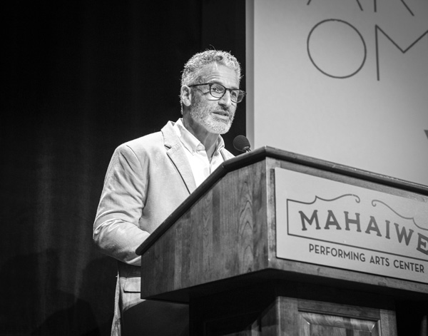 The consultant Aron Goldman speaks last year as the Berkshire/Columbia Counties Pay Equity Project announces the findings of an extensive survey of area arts organziations and employees. (On the cover: The Dance Theatre of Harlem performs last month at Jacob’s Pillow, which has been working to implement the equity project’s goals for improving employees’ pay and working conditions.) Courtesy photo The consultant Aron Goldman speaks last year as the Berkshire/Columbia Counties Pay Equity Project announces the findings of an extensive survey of area arts organziations and employees. (On the cover: The Dance Theatre of Harlem performs last month at Jacob’s Pillow, which has been working to implement the equity project’s goals for improving employees’ pay and working conditions.) Courtesy photo