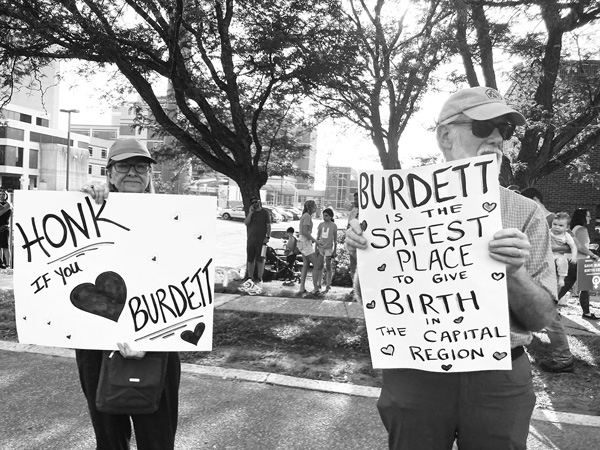 Officials of the St. Peter’s health system say Burdett Birth Center loses $2.3 million a year. But the center’s supporters say that’s partly because Burdett’s midwife-led practice avoids unnecessary medical interventions, resulting in better outcomes for women and newborns. Victoria Kereszi photo Officials of the St. Peter’s health system say Burdett Birth Center loses $2.3 million a year. But the center’s supporters say that’s partly because Burdett’s midwife-led practice avoids unnecessary medical interventions, resulting in better outcomes for women and newborns. Victoria Kereszi photo