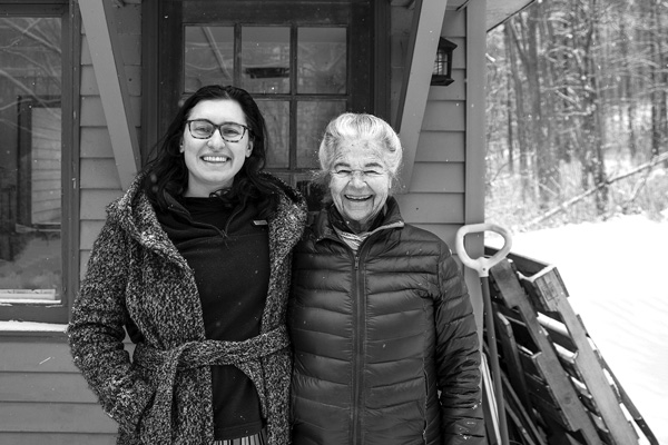 Lillian Zavatsky, left, and Elizabeth Smith are among those involved in organizing a new Northern Berkshire Community Land Trust. Zavatsky, the group’s president, says it aims to help keep housing affordable. Joan K. Lentini photo